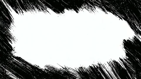 Hand drawn grunge brush border frame with empty center for text overlay, se.. Видео 342046155