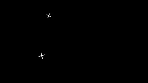 Hand Drawn Grunge Elements, Ink Cross Motion Graphics Overlay Stock Footage 335495203
