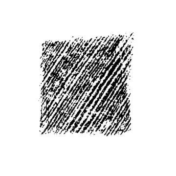 Hand drawn grunge square background with texture. Stock Illustration