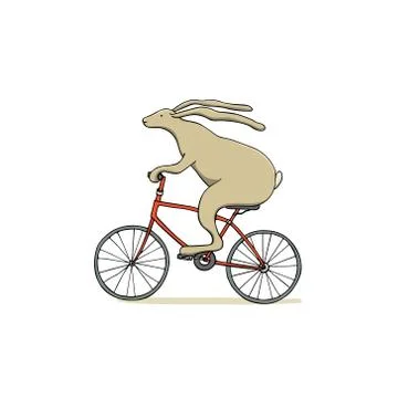 Hand drawn hare Stock Illustration