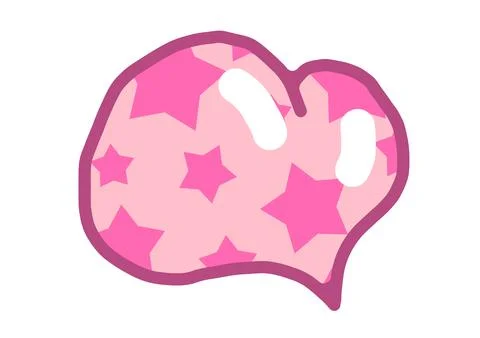 Hand drawn heart doodle. Stock Illustration