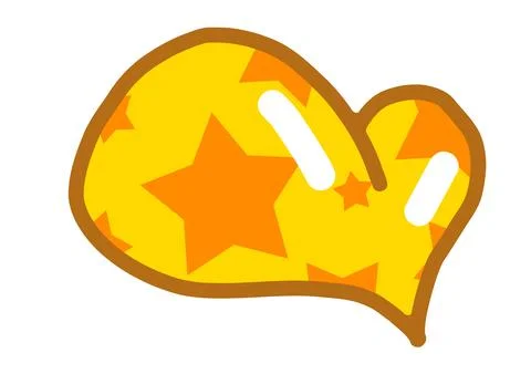 Hand drawn heart doodle. Stock Illustration