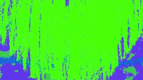 Hand-Drawn Heart Explosion Animation on Green Screen Stock Footage 321707959