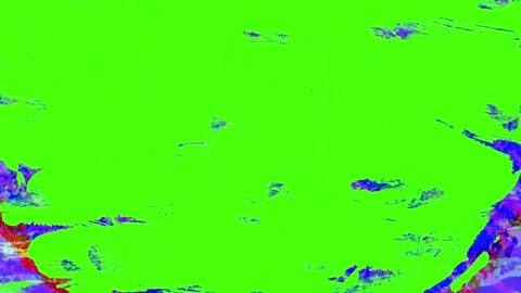 Hand-Drawn Heart Explosion Animation on Green Screen Stock Footage 321707977