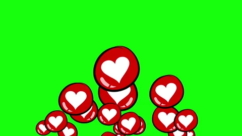 Hand drawn heart icon Render Stock Footage 243577048