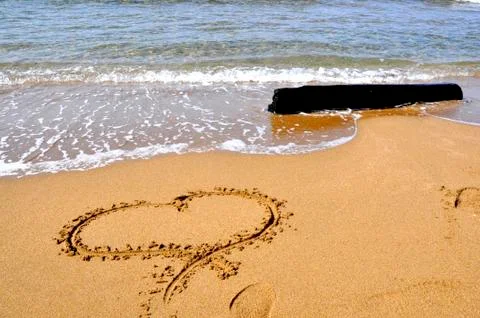 Hand drawn heart Stock Photos