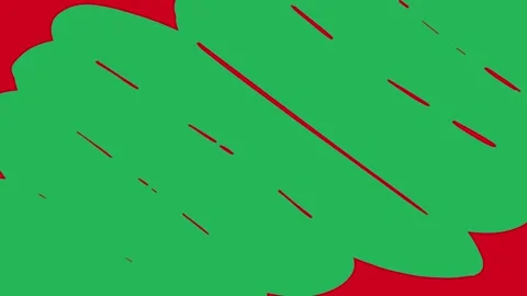 Hand Drawn Heart Transition 2D Animation Green Screen | Heart Transition Overlay 動画素材 335586557