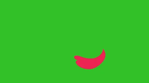 Hand Drawn Heart Transition Animation on Green Screen | Romantic Love Hearts 2D  Stock Footage 328989022