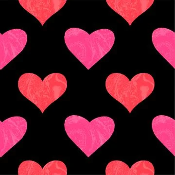 Hand drawn hearts. Design elements for Valentine s day. Illustrazione stock