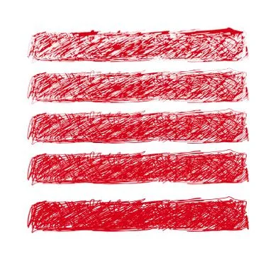 Hand drawn highlighter elements. Vector illustration Illustrazione stock