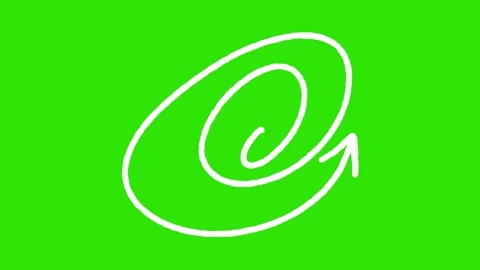 Hand drawn Highlights Elements pack green screen Video stock 300454468