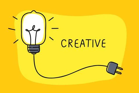Hand drawn idea illustration Stock Illustration