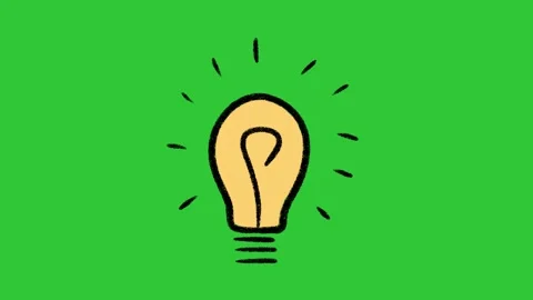 Hand-Drawn Idea Light Bulb Animation | Creative Thinking Icon 2D Animation  Stock Footage 332615061