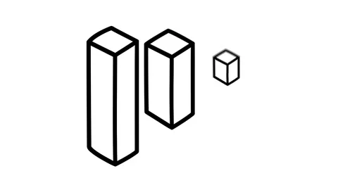 Hand-drawn infographic element - boxes in a row. Stock Footage 111039361