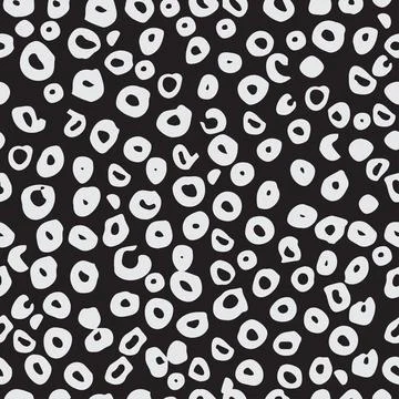 Hand drawn ink abstract texture seamless background Stock Illustration