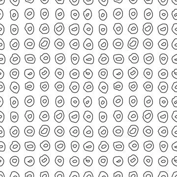Hand drawn ink abstract texture seamless background Stock Illustration