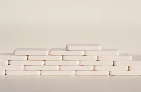 Hand drawn ink brick wall vector Stock Photos