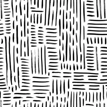 Hand drawn ink brush scribbles decorative texture. Illustrazione stock