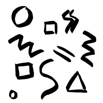 Hand-drawn ink collection イラスト素材