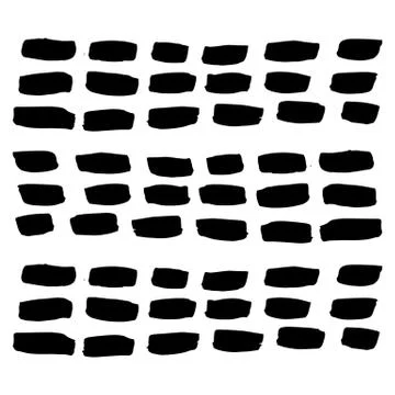 Hand-drawn ink collection Illustrazione stock