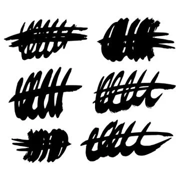 Hand-drawn ink collection Stock Illustration
