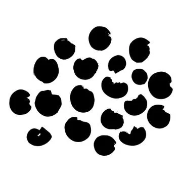 Hand-drawn ink collection Stock Illustration