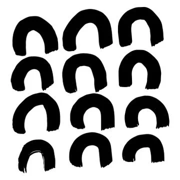 Hand-drawn ink collection イラスト素材