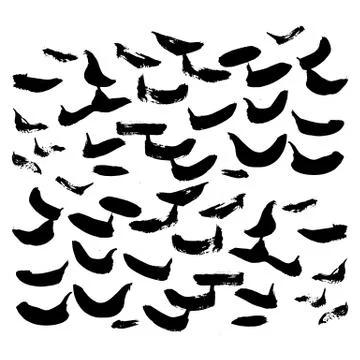 Hand-drawn ink collection Stock Illustration