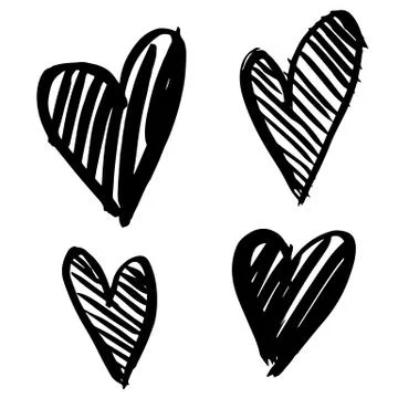 Hand-drawn ink collection Stock Illustration
