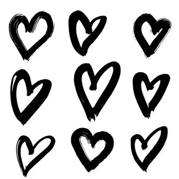 Hand-drawn ink collection Stock Illustration