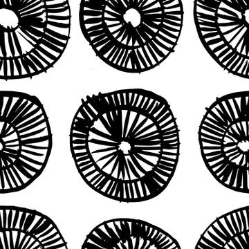 Hand-drawn ink collection Stock Illustration
