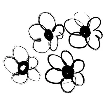 Hand-drawn ink collection Stock Illustration