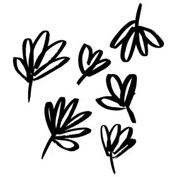 Hand-drawn ink collection Stock Illustration