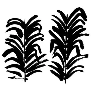 Hand-drawn ink collection Illustrazione stock