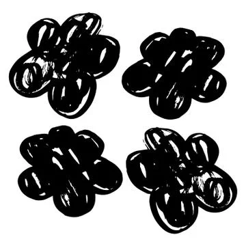 Hand-drawn ink collection Stock Illustration