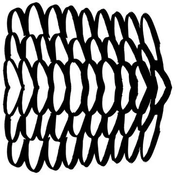 Hand-drawn ink collection Stock Illustration