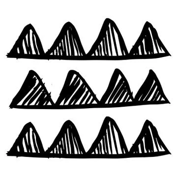 Hand-drawn ink collection Stock Illustration
