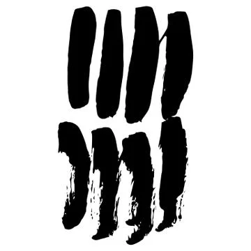 Hand-drawn ink collection Stock Illustration