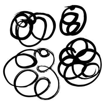 Hand-drawn ink collection Stock Illustration