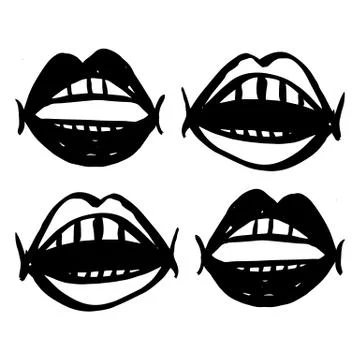 Hand-drawn ink collection Stock Illustration