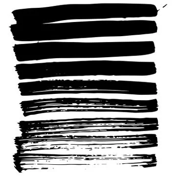 Hand-drawn ink collection Illustrazione stock
