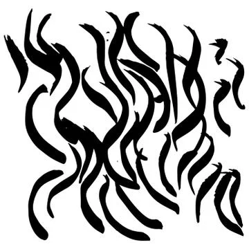 Hand-drawn ink collection Stock Illustration