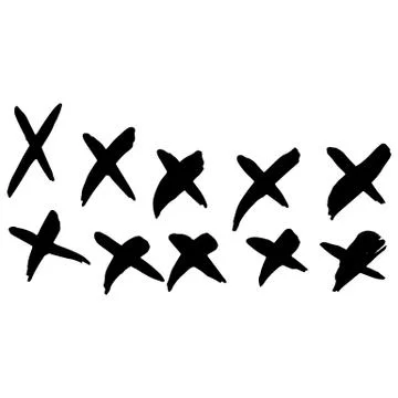Hand-drawn ink collection Illustrazione stock