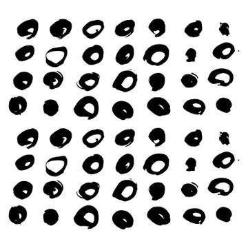 Hand-drawn ink collection Stock Illustration