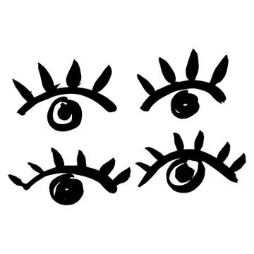 Hand-drawn ink collection Stock Illustration