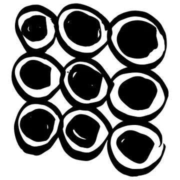 Hand-drawn ink collection Stock Illustration