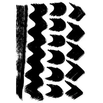 Hand-drawn ink collection Stock Illustration