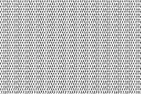 Hand drawn ink seamless pattern Stock Illustration