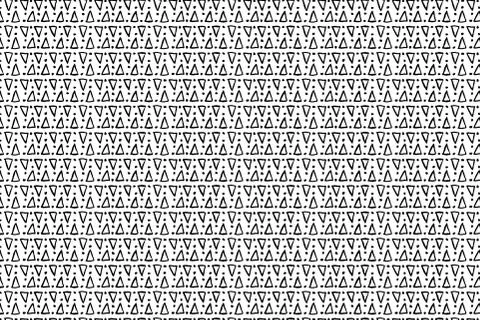 Hand drawn ink seamless pattern Stock Illustration