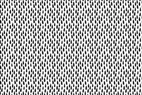 Hand drawn ink seamless pattern Stock Illustration
